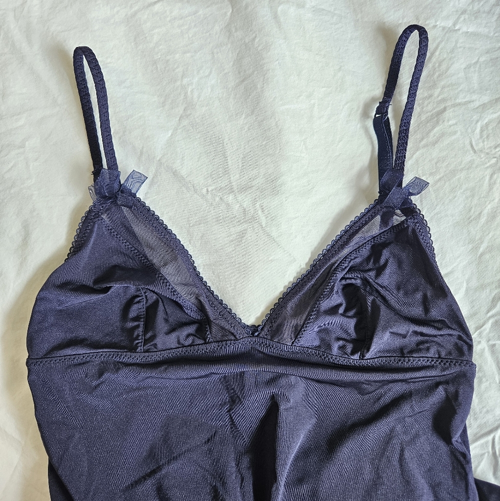 Navy Blue Teddy - Flattering & Comfortable